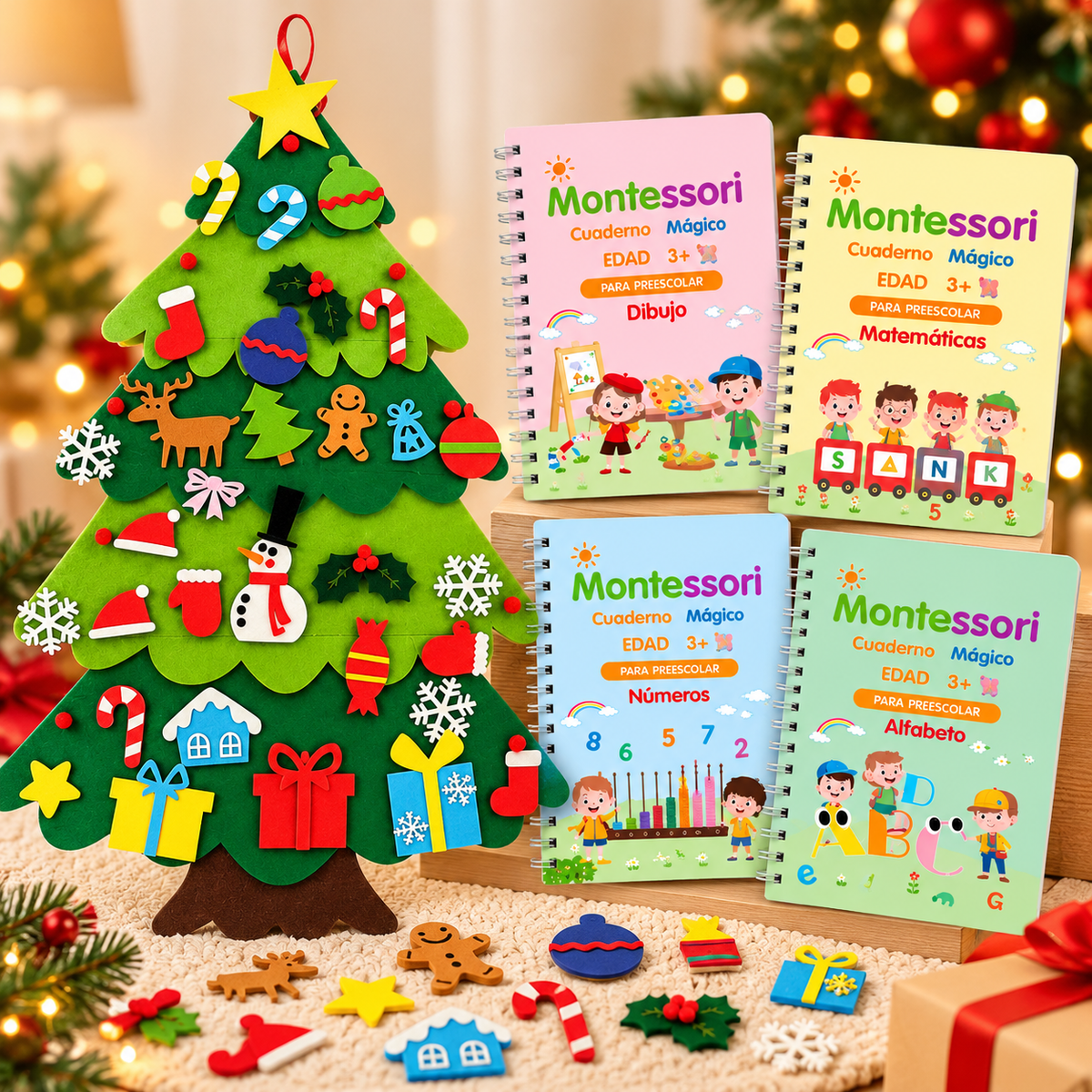 Cuadernos Mágicos Montessori con bolígrafo y recambios